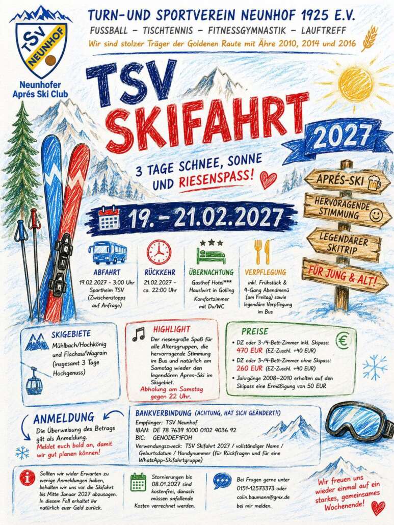 TSV Skifahrt 2027