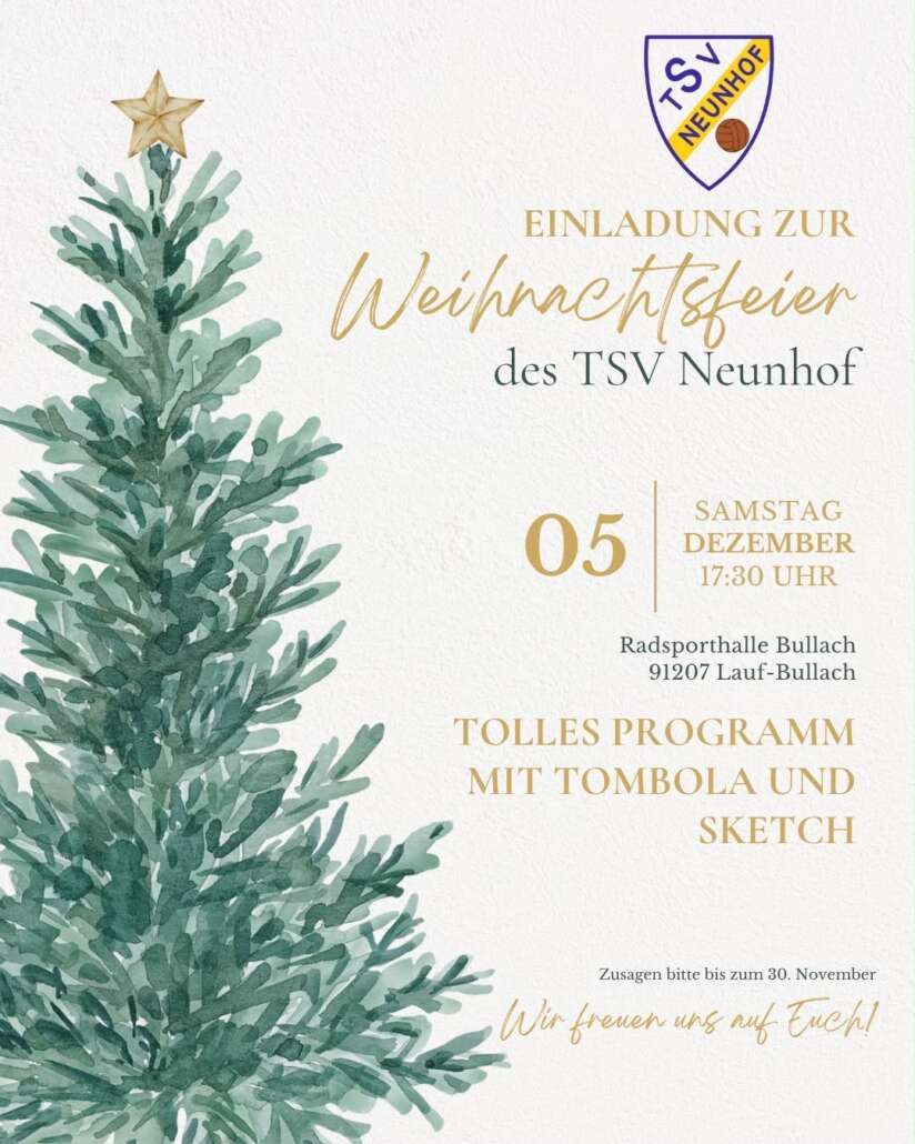 Weihnachtsfeier 2026